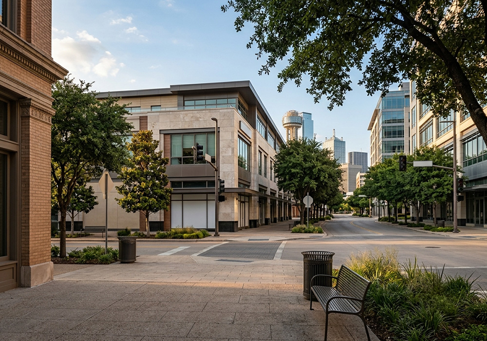 Thompson, Down-town Dallas